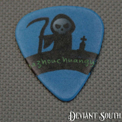 Double-sided Printed Plectrum - Reaper Gravestone