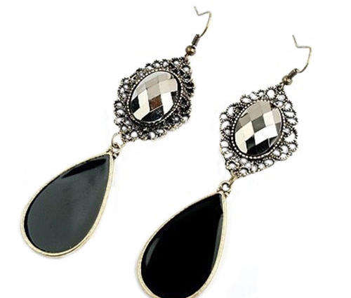 Bronze Elegant Long Dangle Earrings