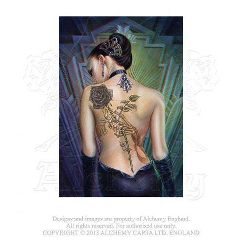 Last chance! Alchemy Gothic ASPC596 Rose des Folies Post Card