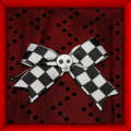 ***CLEARANCE SALE!*** Hair Clip - Checkered Skull