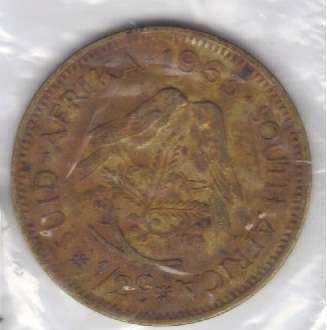 South Africa 1/2 cent 1963