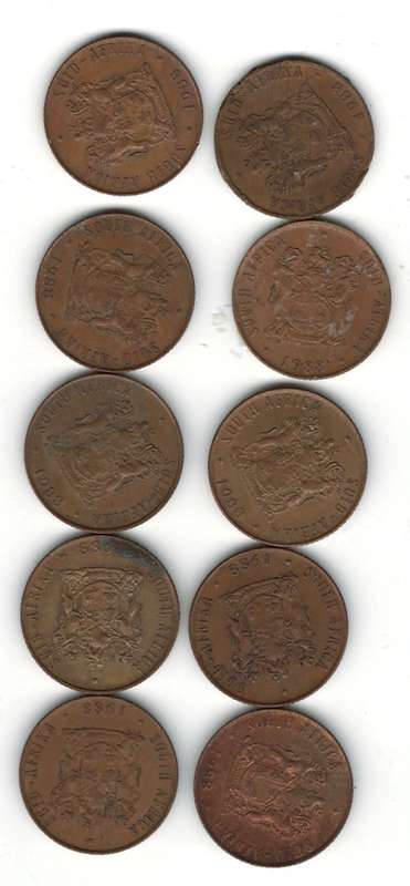 10 x 1988 2 Cents