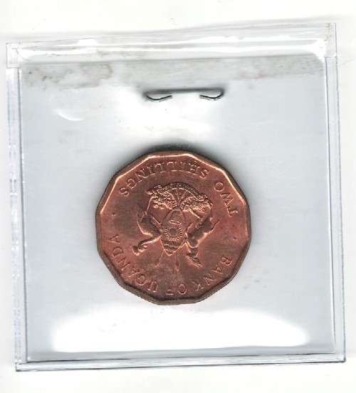 1987 2 Shillings Uganda UNC