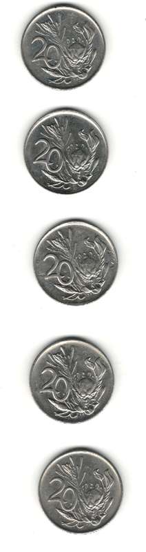 **R1 START - 1990 20 Cents (bid per coin)