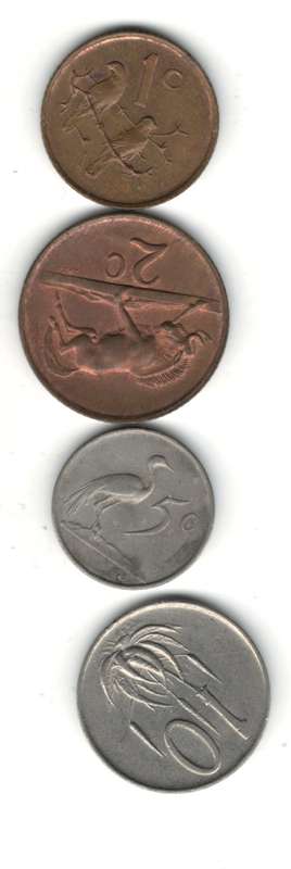 **R1 START - 1985 1 Cent, 1975 2 Cents , 1973 5 Cents & 1975 10 Cents