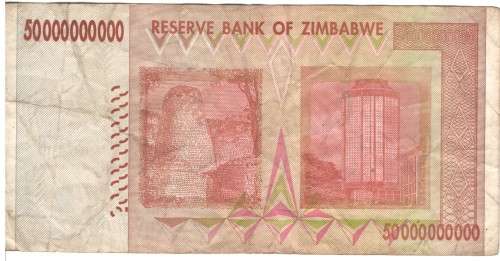 **R1 START - 50 000 000 000 (Fifty Billion) Dollars Zimbabwe
