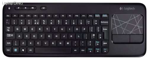 Logitech LT-2K400 WK Wireless Keyboard With Built-in 3.5" Touch Pad - Logitech