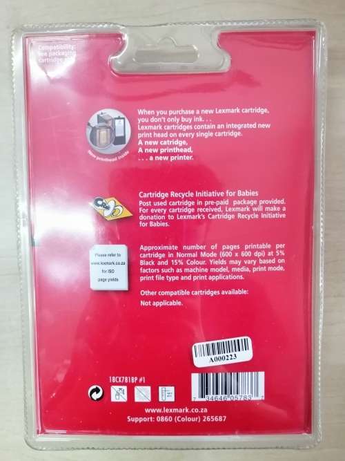 Lexmark 1 Print Cartridge