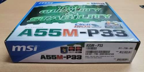 MSI A55M-P33 AMD MOTHERBOARD