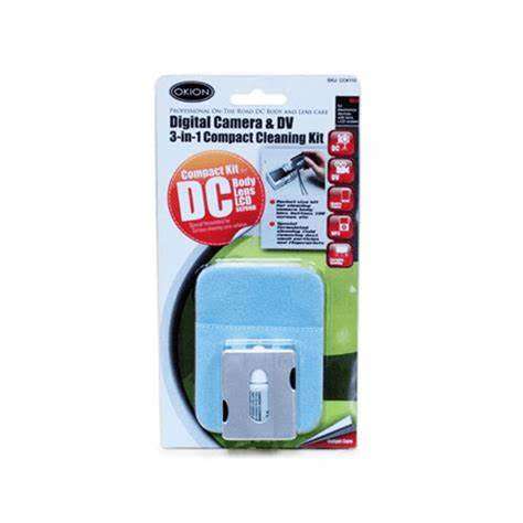 Okion Camera and Camcorder 3-in-1 Compact Cleaning Kit CCK115