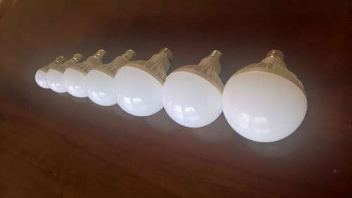 7W LED globe lamp light bulb, E27 and B22