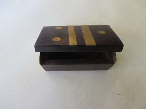 FOR THE TOOTH FAIRY - SMALL WOODEN BOX - 50 X 30 X 20 MM - AS PER SCAN