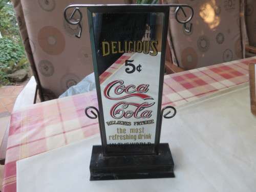 SMALL COCA COLA MIRROR AND KEY HANGER - 105 X 250 MM - AS PER SCAN