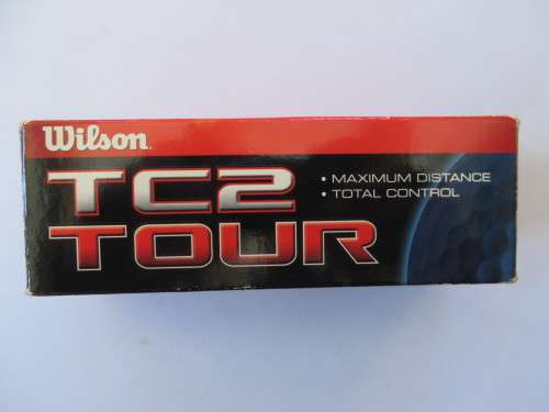 SET OF 3 GOLF BALLS - WILSON TC2 TOUR - AS PER SCAN