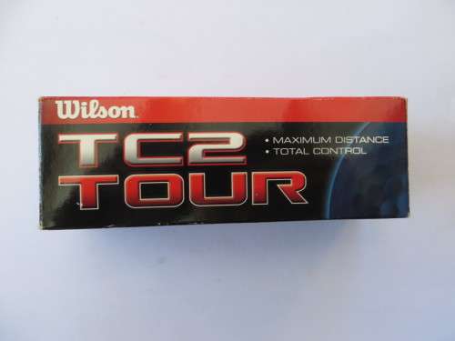 SET OF 3 GOLF BALLS - WILSON TC2 TOUR - AS PER SCAN