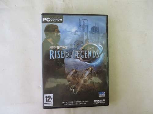 RISE OF THE NATIONS - RISE OF LEGENDS - 4 DISKS - AS PER SCAN