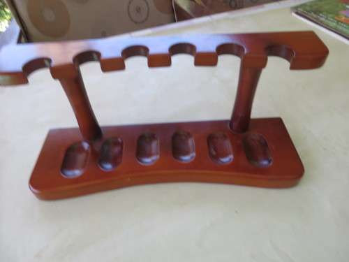 PIPE STAND FOR SIX PIPES - 260 X 80 MM - 120 MM HIGH - AS PER SCAN