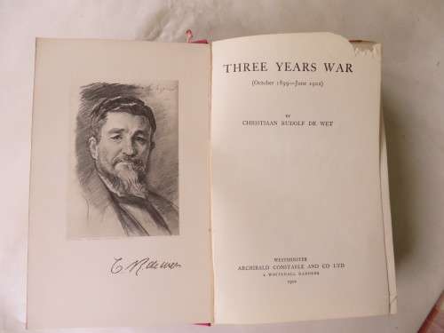 THREE YEARS WAR - COLONIAL ISSUE 1902 - C.R. DR WET - AS PER SCAN