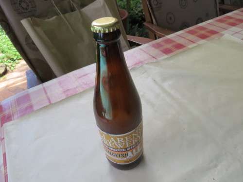 EMPTY BEER BOTTLE - CLARENS - S.A. -    AS PER SCAN - B1
