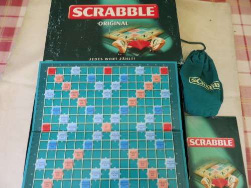 A REAL GERMAN SCRABBLE - FOR GEMANS ONLY - COMPLETE - AS PER SCAN