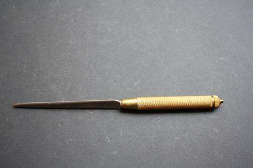 BRASS LETTER OPENER WITH 2 SCREW DRIVERS - 210 MM - PLEASE HAVE A LOOK