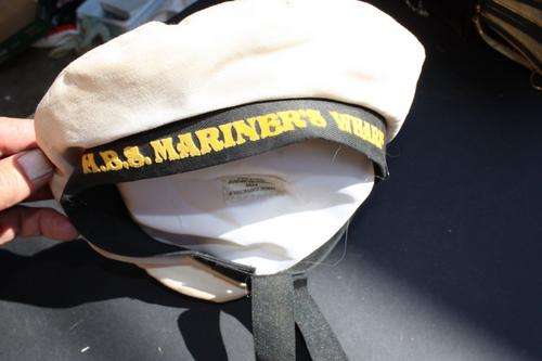 SAILOR HAT - H.B.S. - MARINER'S WHARF - HOUT BAY PLEASE HAVE A LOOK