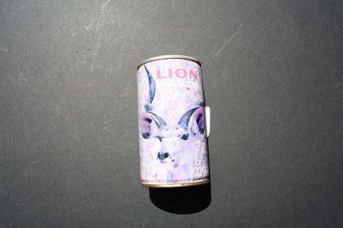 LION BEER CAN - IMPALA - ROLLED ALUMINIUM - PLEASE HAVE A LOOK