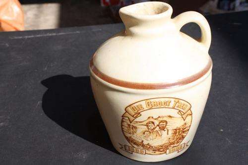 DECANTER - 130 MM DIAM. - 160 MM HIGH - DIE GROOT TREK - 1838 - 1988 - PLEASE HAVE A LOOK