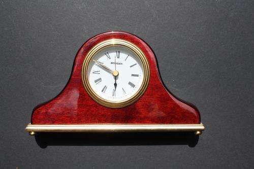 ALARM CLOCK ON BRASS STAND - STAIGER 190 X 35 MM - 110 MM HIGH - PLEASE HAVE A LOOK