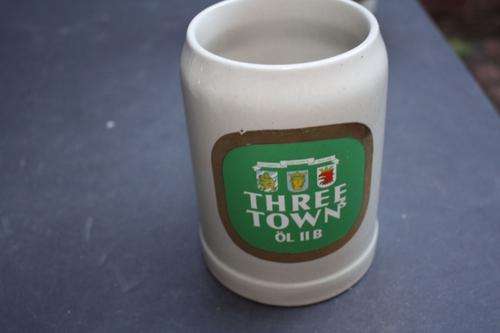 CRAZY TEN RAND START !!! - BEER MUG - THREE TOWN OIL IIB - PLEASE HAVE A LOOK