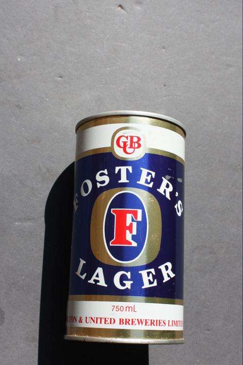 BEER CAN - FOSTER LAGER - 750 ML - PLEASE HAVE A LOOK