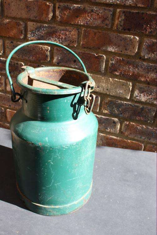 PAINTED MILK CHURN - J.M. STEYN - NO. 57923 - PLEASE HAVE A LOOK