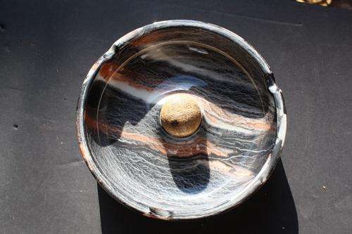 STONE ASH TRAY - 175 MM DIAM. - 45 MM HIGH - PLEASE HAVE A LOOK