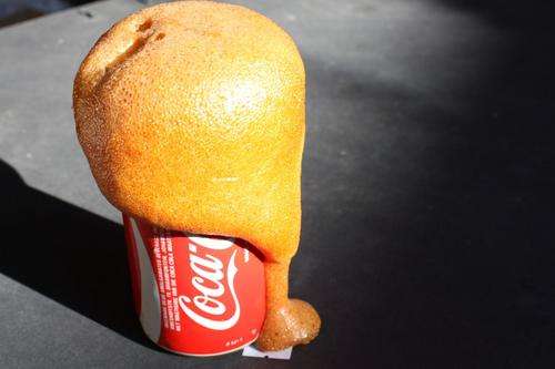 ARTISTIC FOAMED COCA COLA CAN - PLEASE HAVE A LOOK