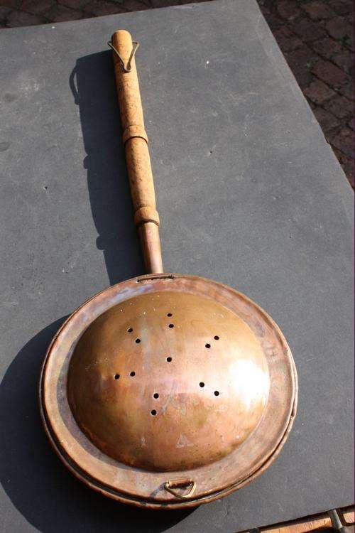 VINTAGE COPPER BED WARMER - PLEASE HAVE A LOOK