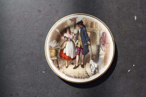 SMALL PLATE 105 MM DIAM. CRY OF LONDON - WHO'LL BUY MY LAVENDER - TUNSTALL