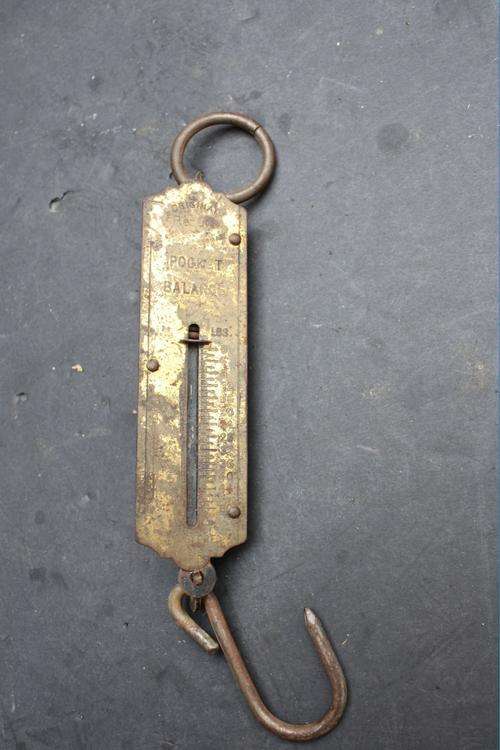 VINTAGE POCKET BALANCE SCALE - ORINAL REBUERE - GERMANY - PLEASE HAVE A LOOK