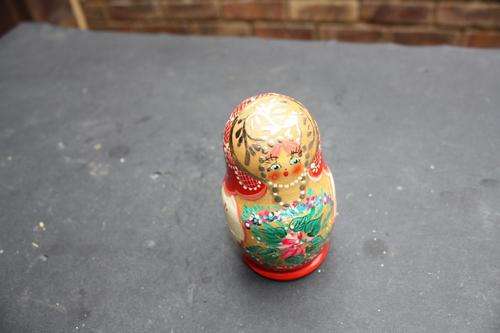 WOODEN RUSSIAN DOLL - 90 MM - PLEASE HAVE A LOOK
