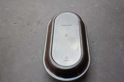 OVAL TUPPERWARE CONTAINER - 210 X 110 MM - 45 MM HIGH - PLEASE HAVE A LOOK