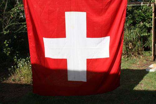 SWISS FLAG - STARFLAG - 1400 X 1400 MM - PLEASE HAVE A LOOK