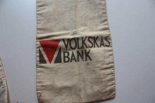 MONEY BAG - VOLKSKAS BANK - PLEASE HAVE A LOOK