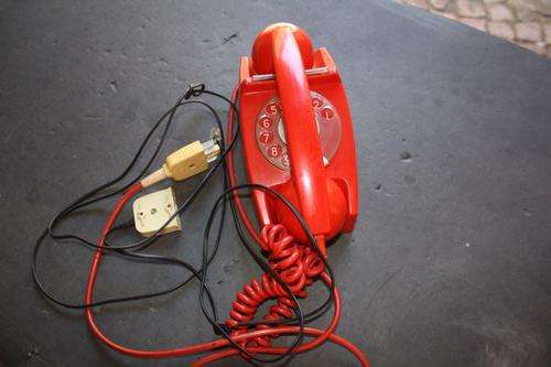 RETRO RED TELEPHONE - WORKING - PLEASE HAVE A LOOK