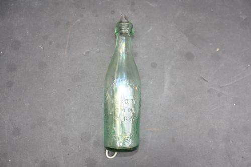 OLD GLASS BOTTLE - SOUTH AFRICAN BREWERIES - PLEASE HAVE A LOOK