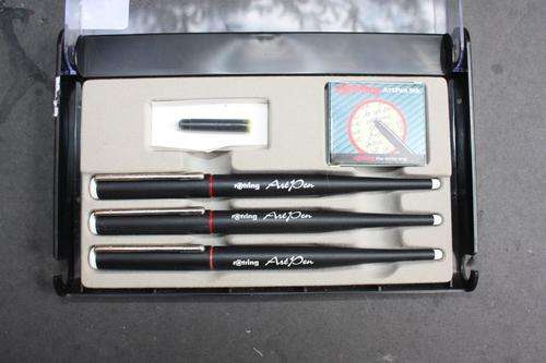 THREE ROTRING ART PENS - PLEASE HAVE A LOOK