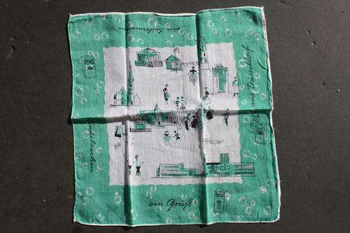 BEAUTIFUL HANKY - EIN GRUSS AUS DUESSELDORF - GERMANY - PLEASE HAVE A LOOK