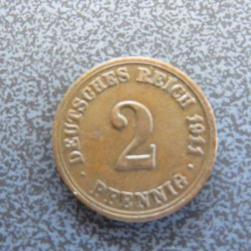 DEUTSCHES REICH  - 2 PFENNIG - 1911 - PLEASE HAVE A LOOK