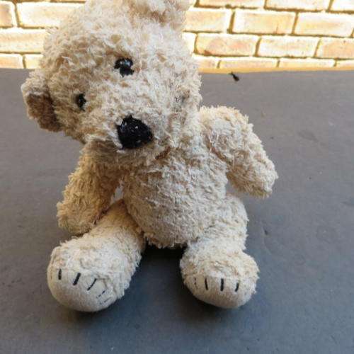LITTLE BEAR WITH GLASS EYES - 230 MM - PLEASE HAVE A LOOK