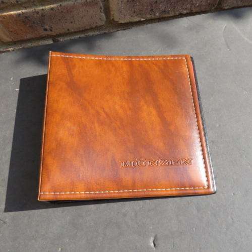 COIN ALBUM - 250 X 250 MM - MUENZEN - WITH 4 MARKED POUCHES - PLEASE HAVE A LOOK