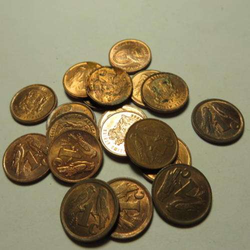 SOUTH AFRICA - 20 X 1 CENT COINS - 1991 / 2001 - PLEASE HAVE A LOOK