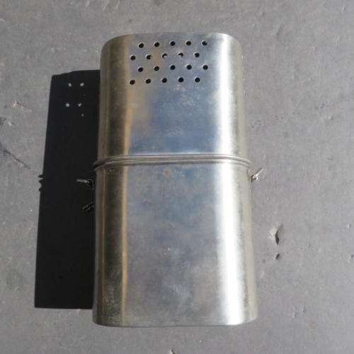 VINTAGE CAMPING HEATER - 120 X 63 MM - 215 MM HIGH - A REAL COLLECTORS ITEM - PLEASE HAVE A LOOK